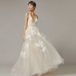 Floravere I. Bird Wedding Dress (Size 12)